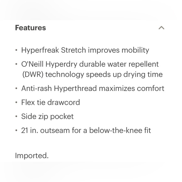 O’Neill Hyperfreak Heat Stripe 21” Board Shorts - Picture 14 of 15